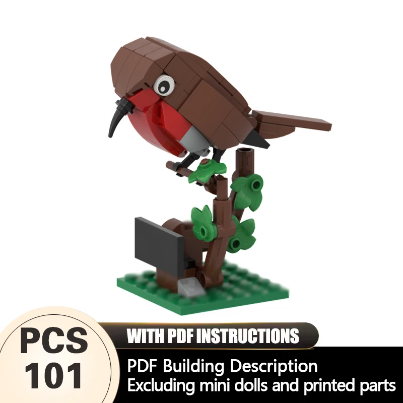 Creators Animal Series Model MOC Building Bricks Robin Modular Technology Gifts Holiday Assemble Children Toys Suit
Creators Animal Series Model MOC Building Bricks Robin Modular Technology Gifts Holiday Assemble Children Toys Suit