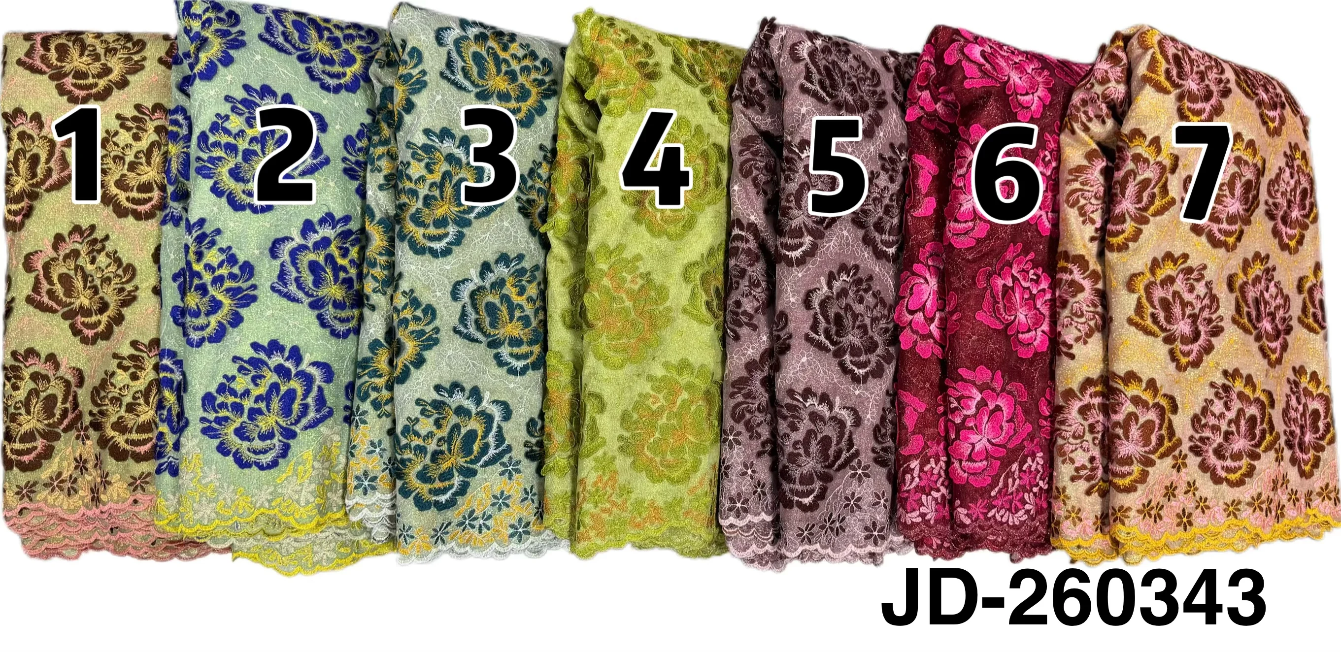 Vintage Floral Embroidery Lace Scalloped Edge 7 Colors Available for Dress Scarf Garment Sewing DIY Craft
Vintage Floral Embroidery Lace Scalloped Edge 7 Colors Available for Dress Scarf Garment Sewing DIY Craft
