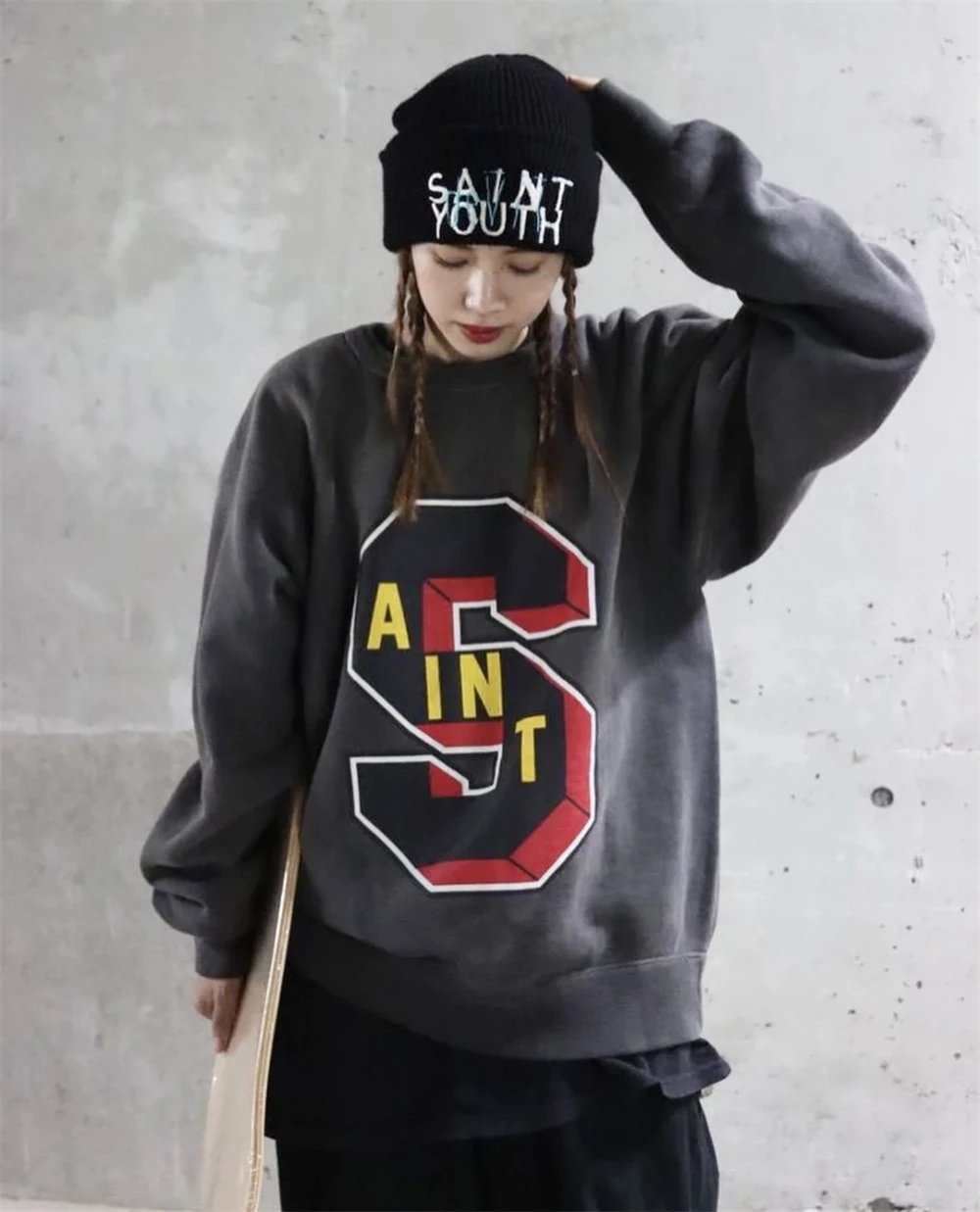 Vintage American Style High-quality Washed Letter Print High Street Loose Casual Round Neck Hoodie Trendy Hip-hop Rock Oversize
Vintage American Style High-quality Washed Letter Print High Street Loose Casual Round Neck Hoodie Trendy Hip-hop Rock Oversize