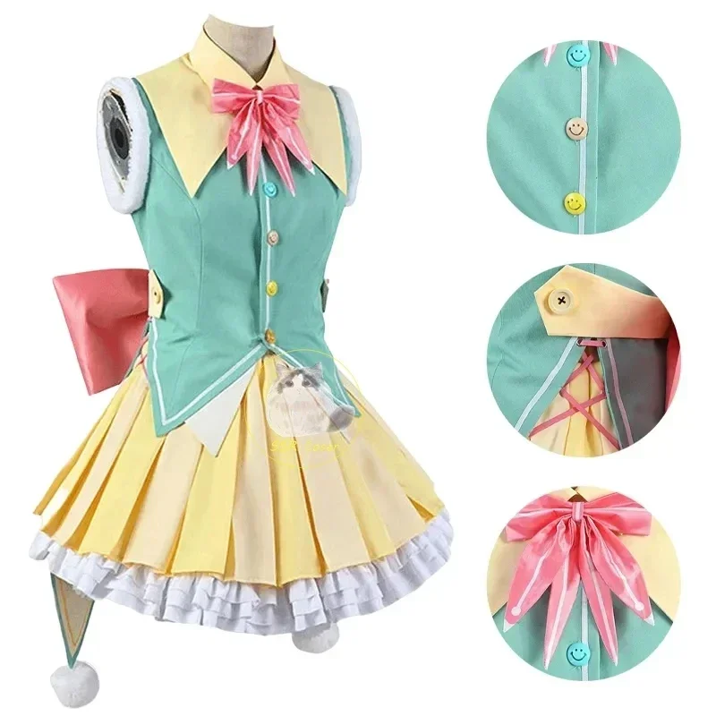 RT01 Kusanagi Nene Cosplay Costume Anime Idol Nene Dress Headwear Project Sekai Colorful Stage Princess Dress Wig Halloween *Jk2
RT01 Kusanagi Nene Cosplay Costume Anime Idol Nene Dress Headwear Project Sekai Colorful Stage Princess Dress Wig Halloween *Jk2