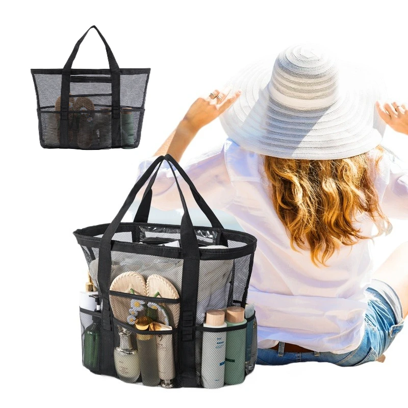 Large Mesh Beach Tote Bag Multi-Pocket Travel Organizer Bag for Pool Beach Essentials Lightweight Quick-Dry Beach Bag for Women
Large Mesh Beach Tote Bag Multi-Pocket Travel Organizer Bag for Pool Beach Essentials Lightweight Quick-Dry Beach Bag for Women