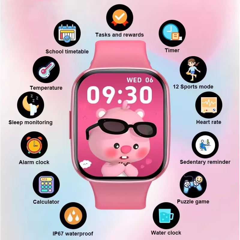 Smart Watches Kids Boy Child Watch Student Educational Smartwatches Toy Smartwatch for Children Pedometer Girl Birthday Gift
Smart Watches Kids Boy Child Watch Student Educational Smartwatches Toy Smartwatch for Children Pedometer Girl Birthday Gift