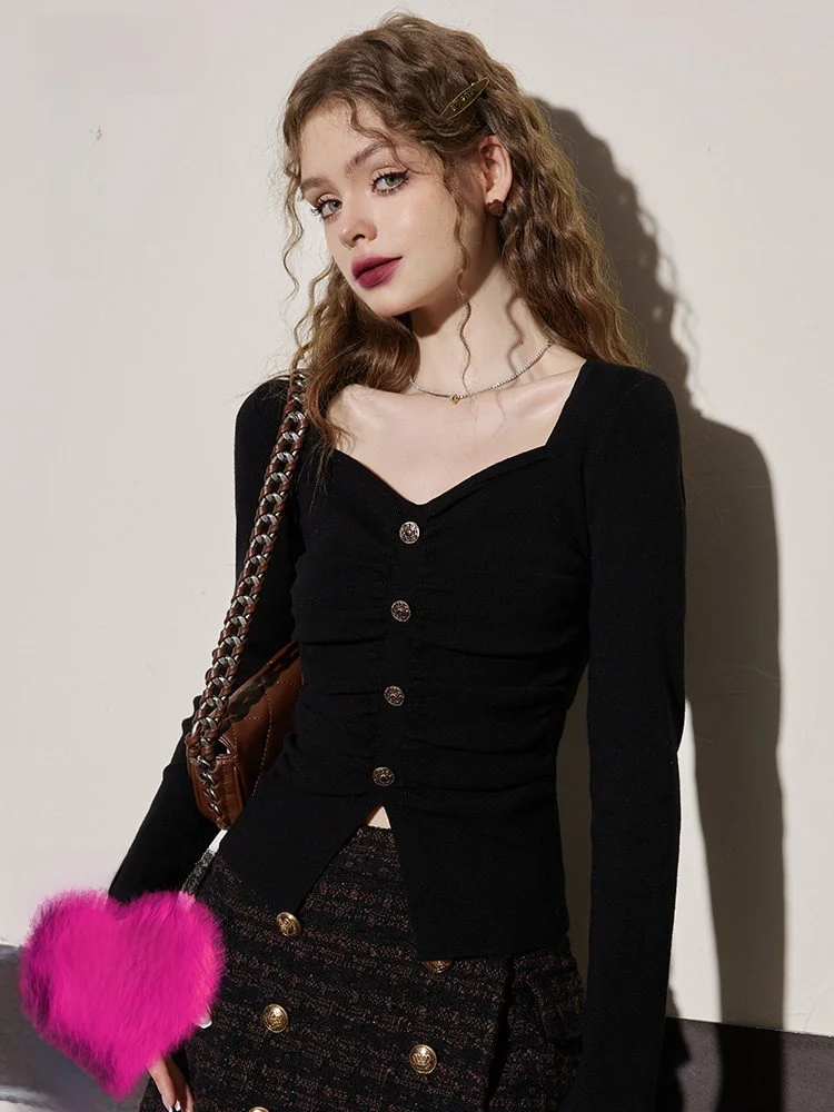 Slim Fit Women's Knitted Sweater Inner Wear Thin Base Layer irt Winter New Design Sensation Elf Sa ket Fairy Sle
Slim Fit Women's Knitted Sweater Inner Wear Thin Base Layer irt Winter New Design Sensation Elf Sa ket Fairy Sle