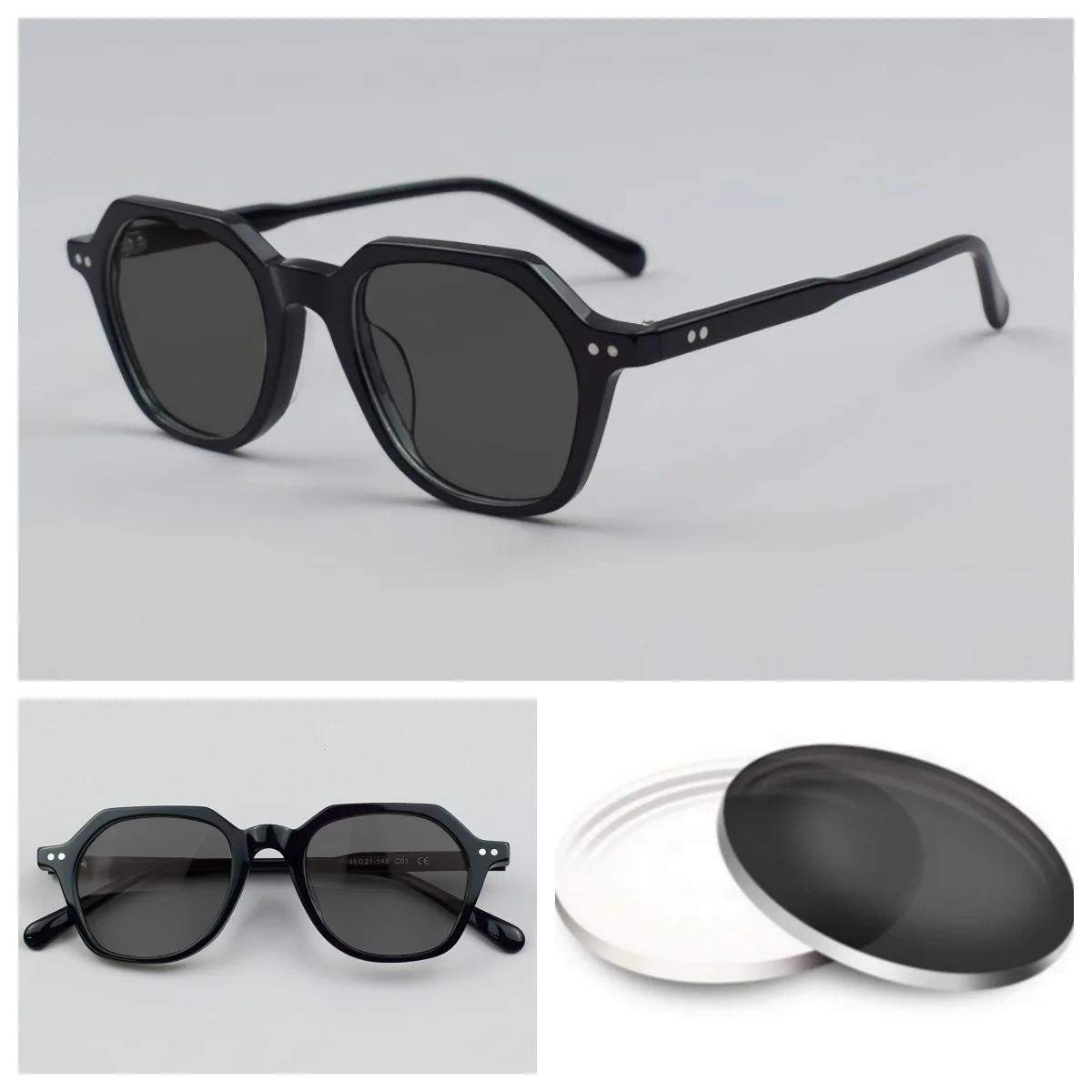 Fashion Prescription Sunglasses Women Design Acetate Progressive Sun Glasses Trendy Travel Outdoor Shades
Fashion Prescription Sunglasses Women Design Acetate Progressive Sun Glasses Trendy Travel Outdoor Shades