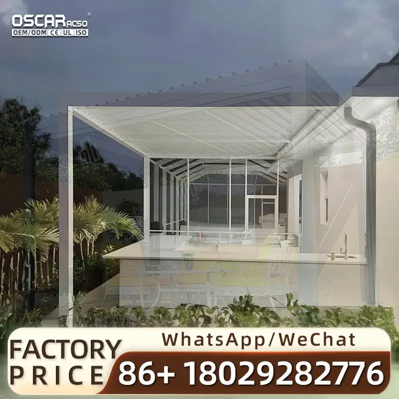Energy Saving Smart Electric Flap Shutters for Contemporary Homes Poolside Modern Aluminum Pergola
Energy Saving Smart Electric Flap Shutters for Contemporary Homes Poolside Modern Aluminum Pergola