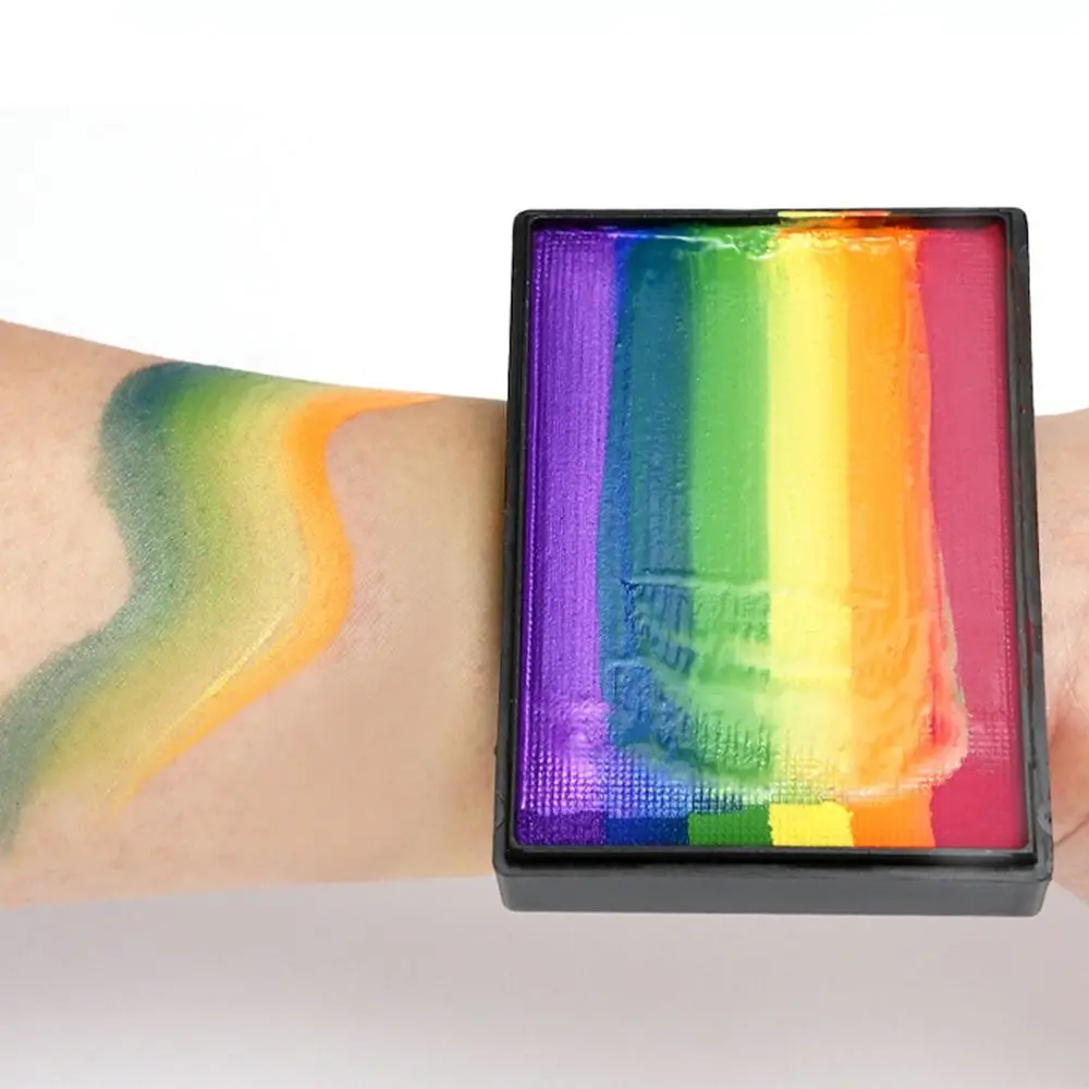 Multicolour Body Face Painting Kit Colorful Long Lasting Halloween Makeup Tool Clown Non-toxic Face Painting Palette Party 
Multicolour Body Face Painting Kit Colorful Long Lasting Halloween Makeup Tool Clown Non-toxic Face Painting Palette Party