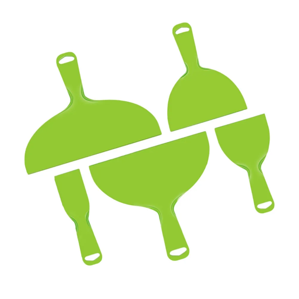 5pcs Plastic Scraper Premium Reusable Cake Baking Tool For Smooth Icing Bread Pizza Cutting Kitchen Gadget Light Green
5pcs Plastic Scraper Premium Reusable Cake Baking Tool For Smooth Icing Bread Pizza Cutting Kitchen Gadget Light Green