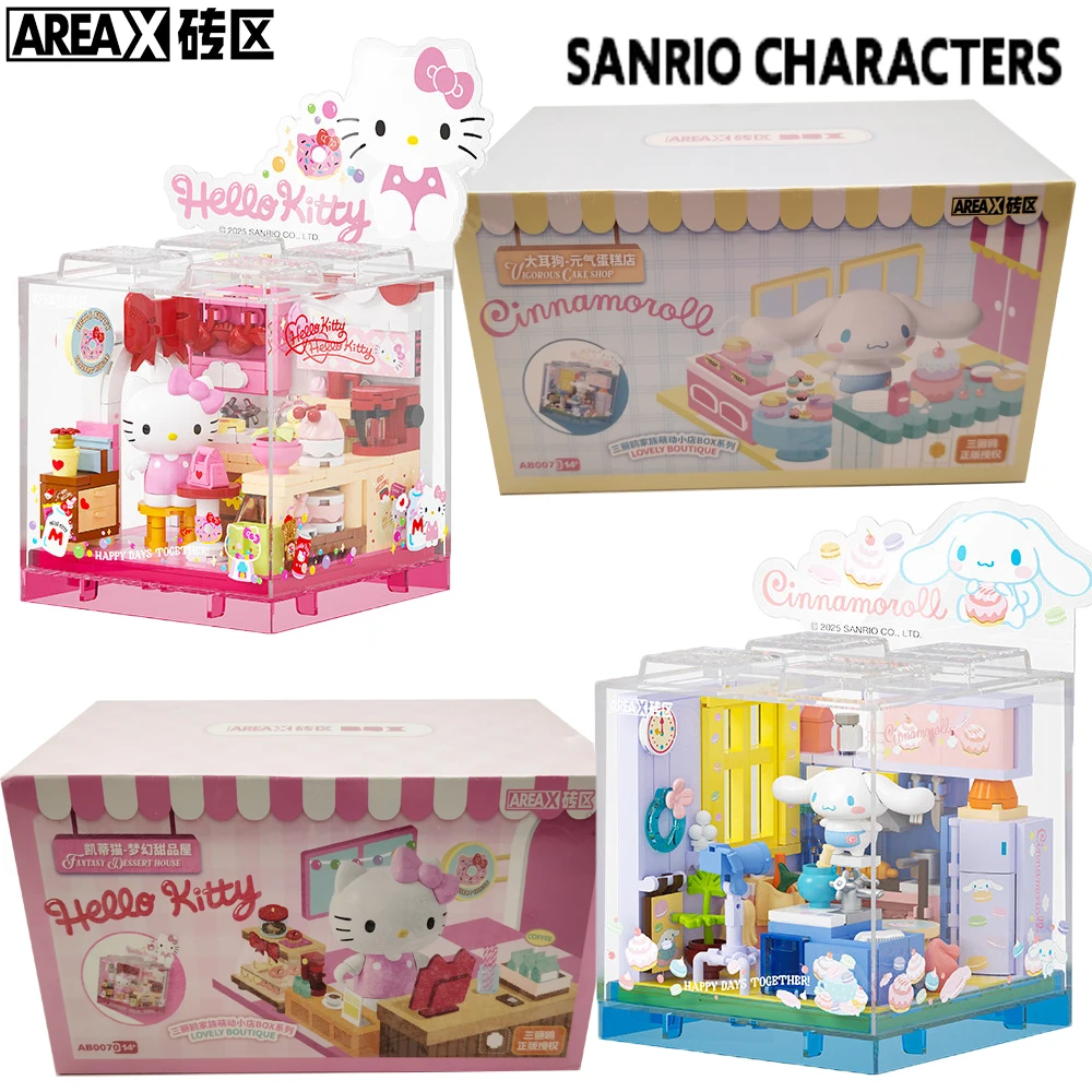 Genuine AREA-X Sanrio Characters Building Blocks Creative Designs Assembly Model Decorations Trend Toys Christmas Gifts for Kids
Genuine AREA-X Sanrio Characters Building Blocks Creative Designs Assembly Model Decorations Trend Toys Christmas Gifts for Kids