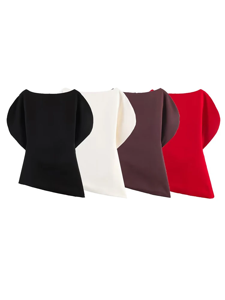 Summer Fashion Solid Color Puff Sleeve Asymmetrical Hem Blouse Women Zipper Back Flowy Casual Top
Summer Fashion Solid Color Puff Sleeve Asymmetrical Hem Blouse Women Zipper Back Flowy Casual Top