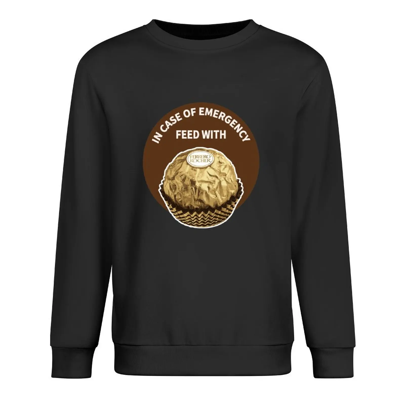 In Case Of Emergency Feed With Ferrero Rocher Pullover autumn men's sweat-shirt japanese style oversize sweatshirts
In Case Of Emergency Feed With Ferrero Rocher Pullover autumn men's sweat-shirt japanese style oversize sweatshirts