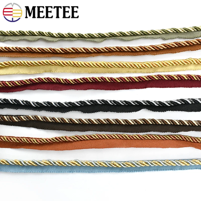 2/5/10Meters 6mm Lace Cord for Sofa Curtain Webbing Rope Garment Waistband Macrame Cords DIY Sewing Handmade Accessories
2/5/10Meters 6mm Lace Cord for Sofa Curtain Webbing Rope Garment Waistband Macrame Cords DIY Sewing Handmade Accessories