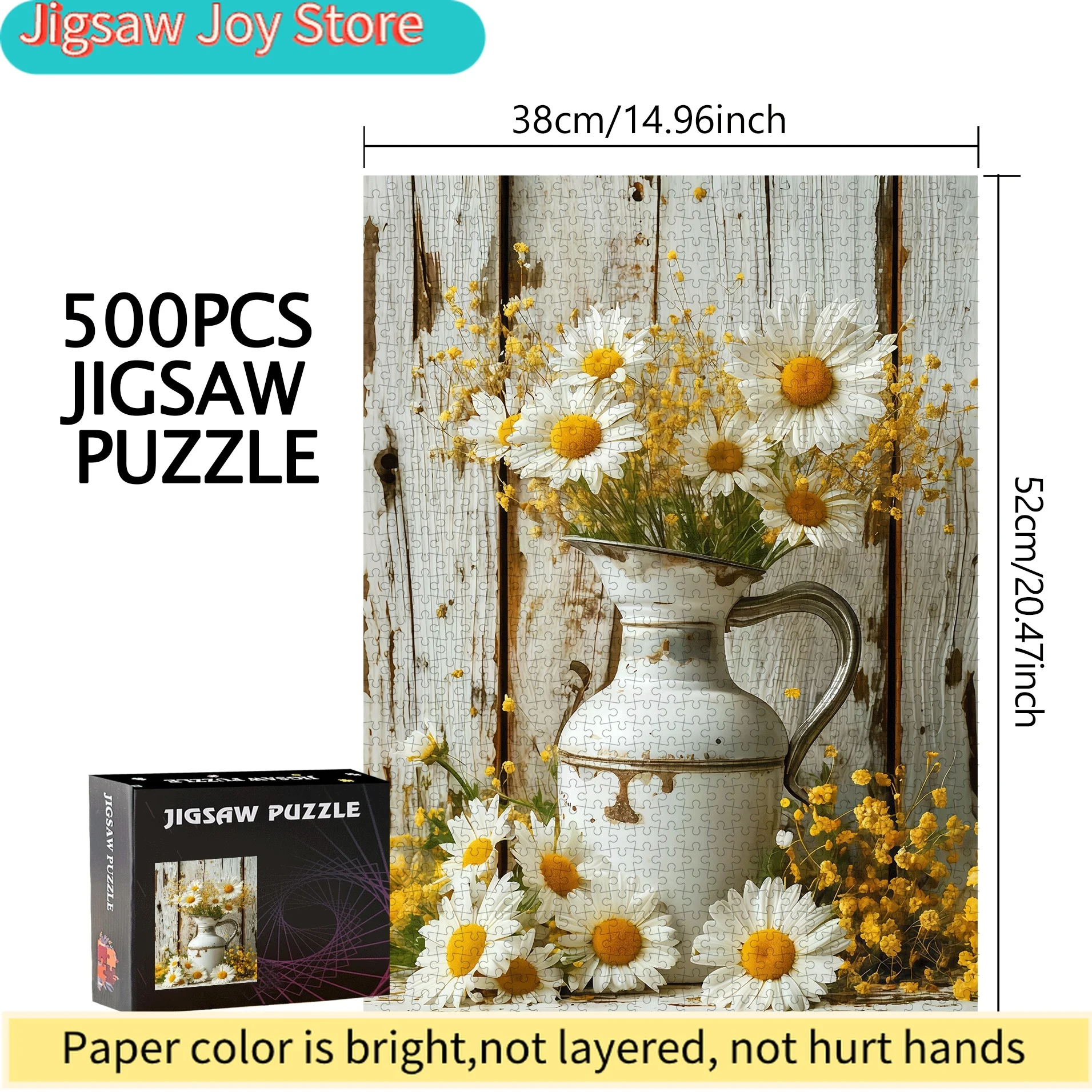 Пазл «Большая ромашка и ваза» (500 или 1000 элементов) – идеально для всей семьи, на день рождения, для игры в поиск пасхальных яиц – портативная головоломка с Фло.
Пазл «Большая ромашка и ваза» (500 или 1000 элементов) – идеально для всей семьи, на день рождения, для игры в поиск пасхальных яиц – портативная головоломка с Фло.