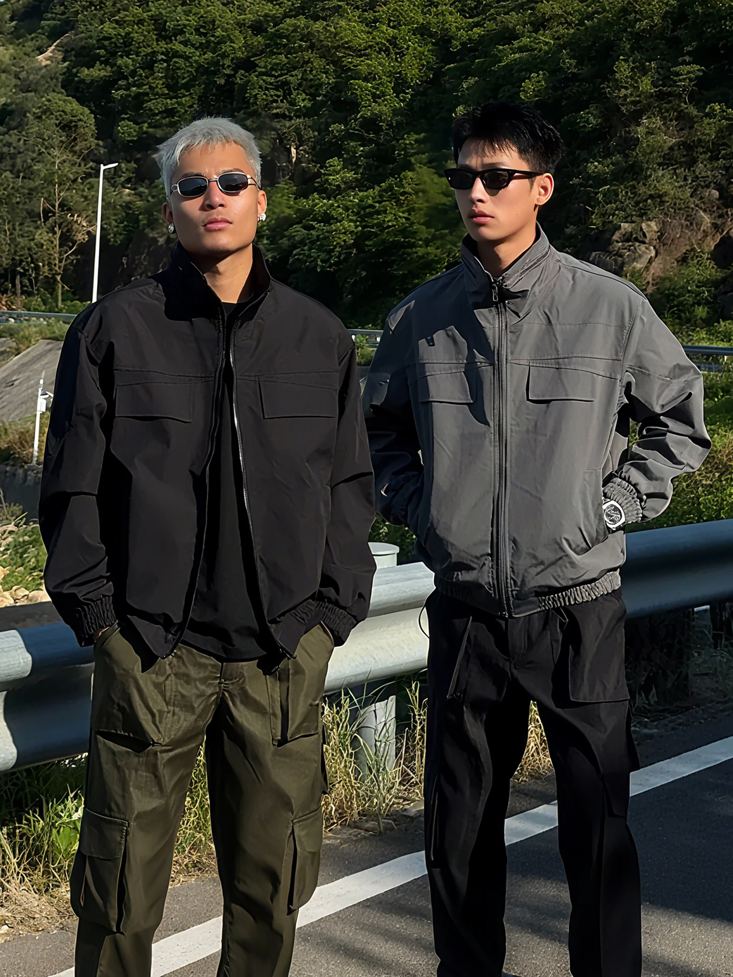 American Sle Flight Jaet Men's ort Stand Collar Hard Man Sle Autumn Faion Brand Waterproof Workwear Outerwear
American Sle Flight Jaet Men's ort Stand Collar Hard Man Sle Autumn Faion Brand Waterproof Workwear Outerwear