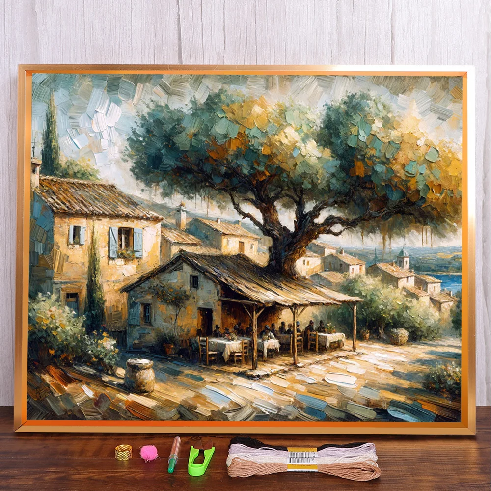 Landscape House Printed Fabric Cross-Stitch DIY Embroidery Full Kit DMC Threads Hobby Craft Needlework Sewing Needle Gift Magic
Landscape House Printed Fabric Cross-Stitch DIY Embroidery Full Kit DMC Threads Hobby Craft Needlework Sewing Needle Gift Magic