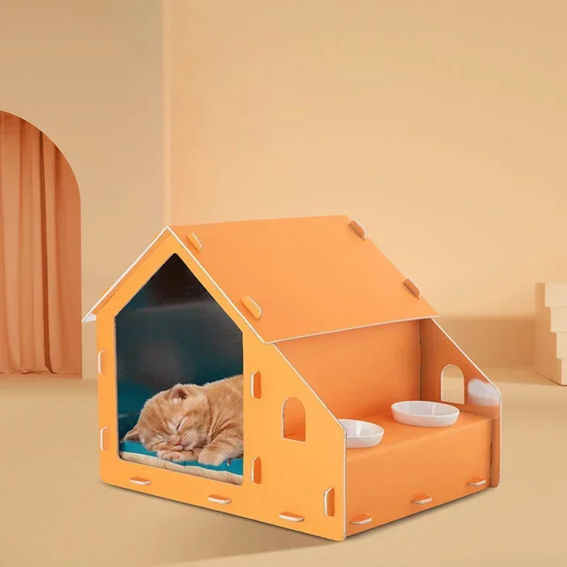 Cat House Winter Warm Dog Kennel Semi-enclosed Four Seasons Universal Dirt-Resistant Waterproof Indoor Removable And Washable
Cat House Winter Warm Dog Kennel Semi-enclosed Four Seasons Universal Dirt-Resistant Waterproof Indoor Removable And Washable
