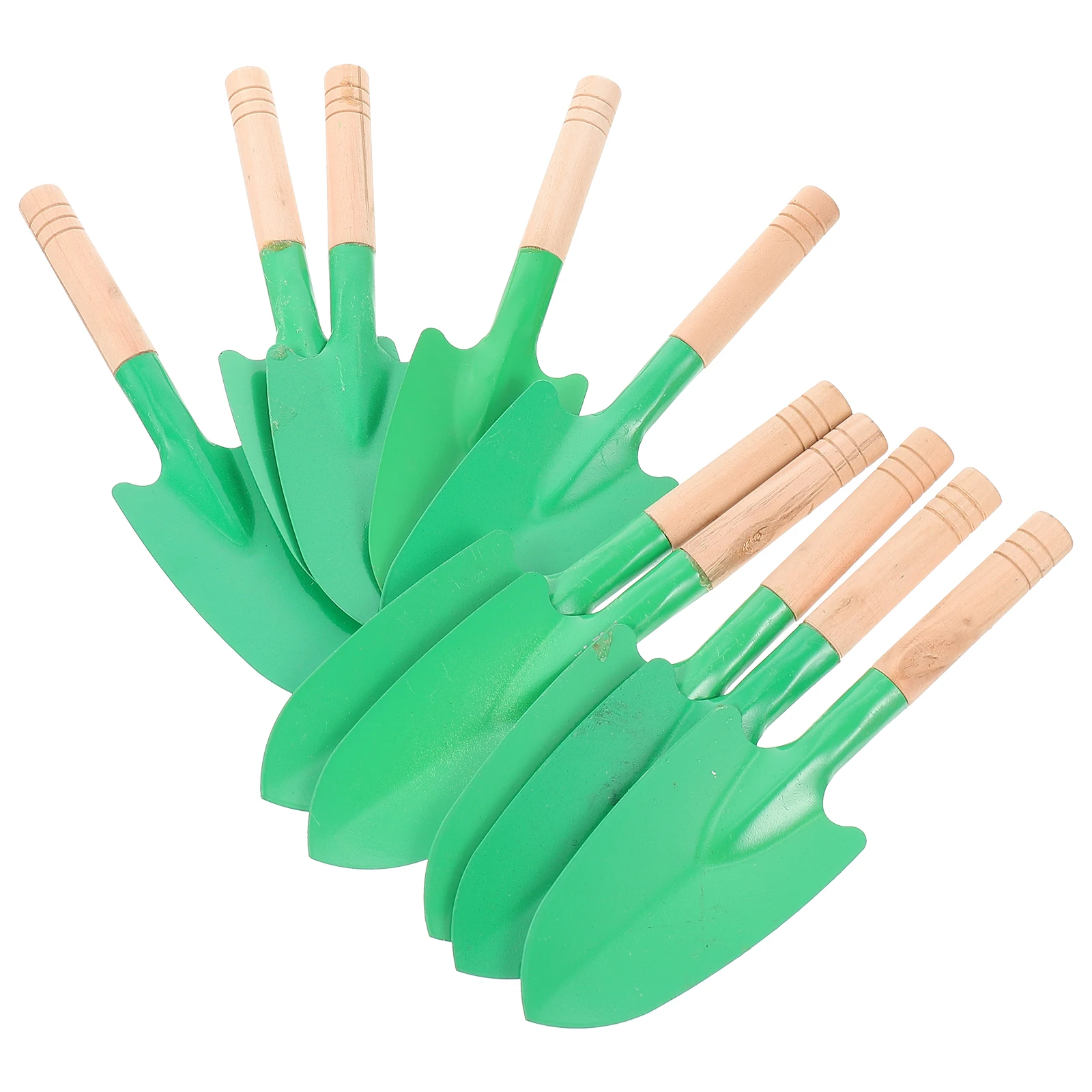 10 pcs Wooden Handle Gardening Shovels Durable for Planting Soil Loosening Small Plants Transplanting Tools
10 pcs Wooden Handle Gardening Shovels Durable for Planting Soil Loosening Small Plants Transplanting Tools