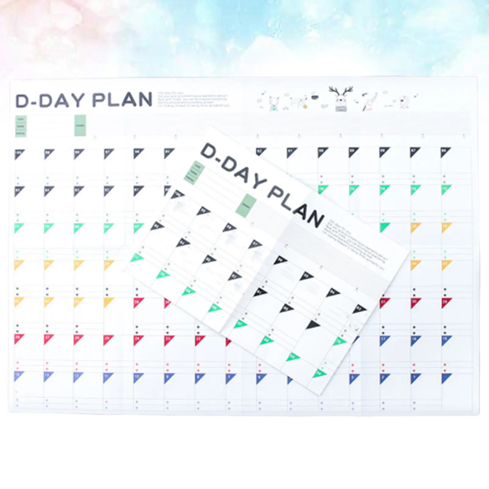 100 Day Daily Planning Forms Premium Paper Design Time Management Tool for School Classroom Office Daily Schedule
100 Day Daily Planning Forms Premium Paper Design Time Management Tool for School Classroom Office Daily Schedule