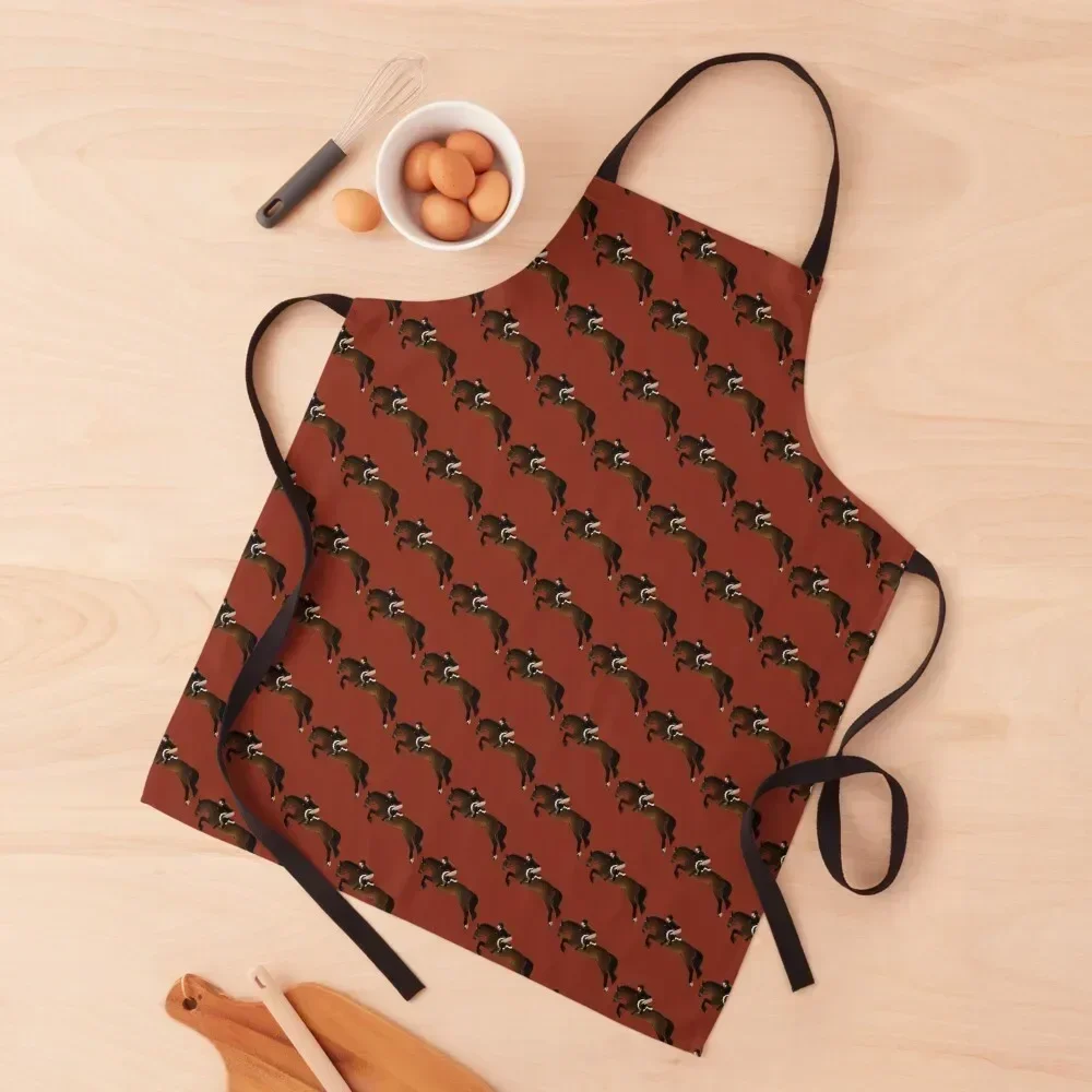 Bay Throughbred Hunter Jumper & Rider - Equine Rampaige Apron Chef Uniform Women Women's Dresses Men'ss Ladies Apron
Bay Throughbred Hunter Jumper & Rider - Equine Rampaige Apron Chef Uniform Women Women's Dresses Men'ss Ladies Apron