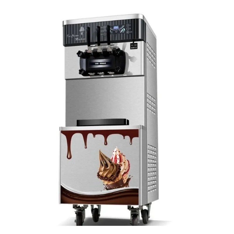 Ice cream machine commercial fully automatic, cone machine, three-color pre-cooling and preservation
Ice cream machine commercial fully automatic, cone machine, three-color pre-cooling and preservation
