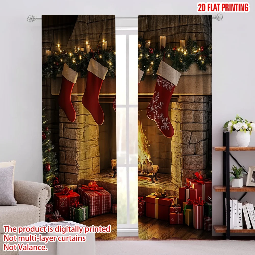 2Pcs 2D Flat PrintingChristmas Curtain Red Christmas Curtains Winter Holiday Christmas Decor Xmas Tree Fireplace Suitable For
2Pcs 2D Flat PrintingChristmas Curtain Red Christmas Curtains Winter Holiday Christmas Decor Xmas Tree Fireplace Suitable For