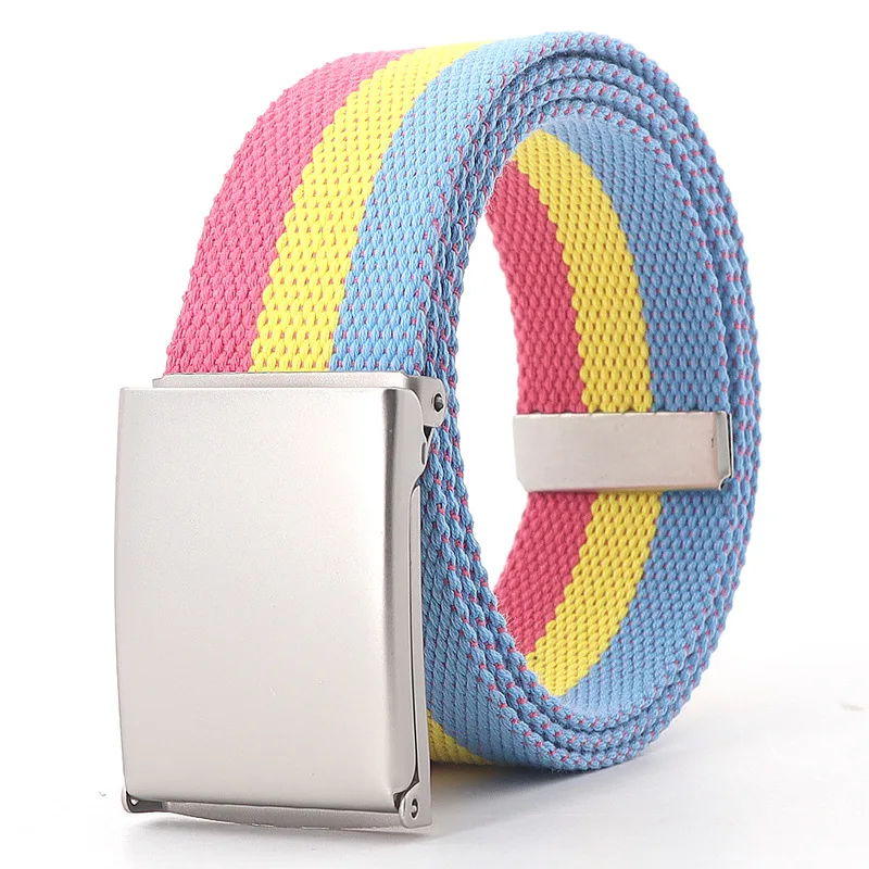 New Tactical Iron Buckle Belt Classic Multi Color Fashion Men's And Women's Quick Release Casual Canvas Jeans Belt Accessories
New Tactical Iron Buckle Belt Classic Multi Color Fashion Men's And Women's Quick Release Casual Canvas Jeans Belt Accessories