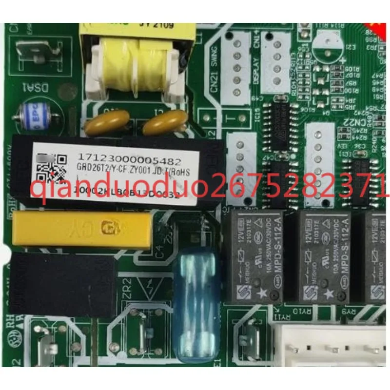 GRD26T2/Y-CF is suitable for indoor main control board circuit board of Midea light commercial air duct machine
GRD26T2/Y-CF is suitable for indoor main control board circuit board of Midea light commercial air duct machine