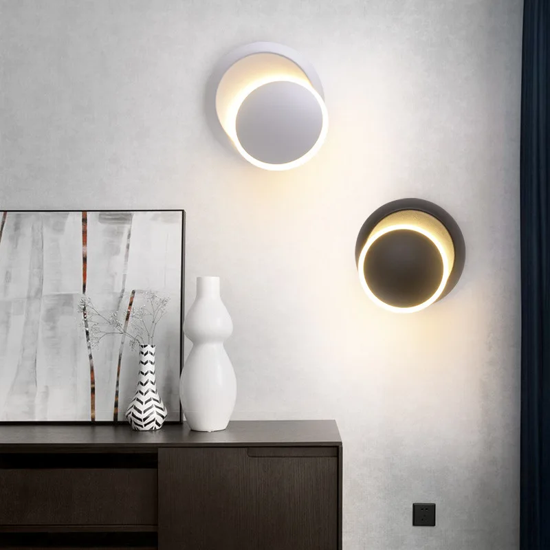 OUFULA Modern Wall Light Sconces Round Rotation Aluminum LED Bedside Wall Lamp Creative Decorative For Living Room Dining Room
OUFULA Modern Wall Light Sconces Round Rotation Aluminum LED Bedside Wall Lamp Creative Decorative For Living Room Dining Room