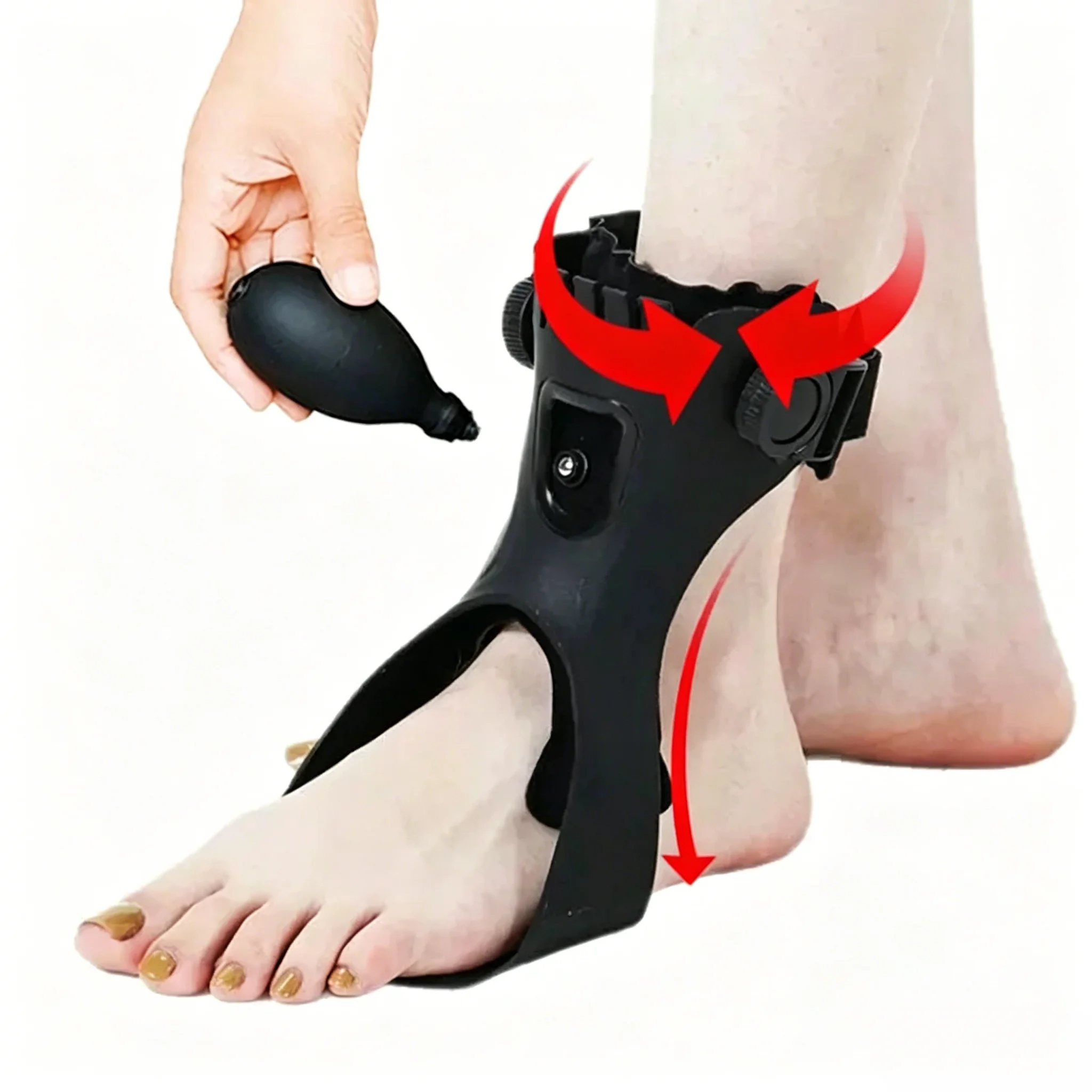 Airbag Ankle Foot Drop Brace Stroke Hemiplegia Inversion Correction Adjustable Support Orthosis Comfort Fit Medical Protection
Airbag Ankle Foot Drop Brace Stroke Hemiplegia Inversion Correction Adjustable Support Orthosis Comfort Fit Medical Protection