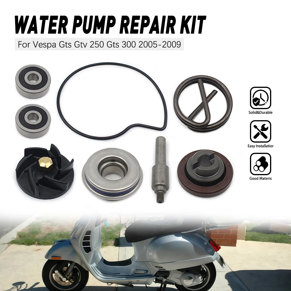 Water Pump Oil Seal Mechanical O-Ring Set For PIAGGIO 300 For VESPA GTS Super Sport 2010 2013
Water Pump Oil Seal Mechanical O-Ring Set For PIAGGIO 300 For VESPA GTS Super Sport 2010 2013