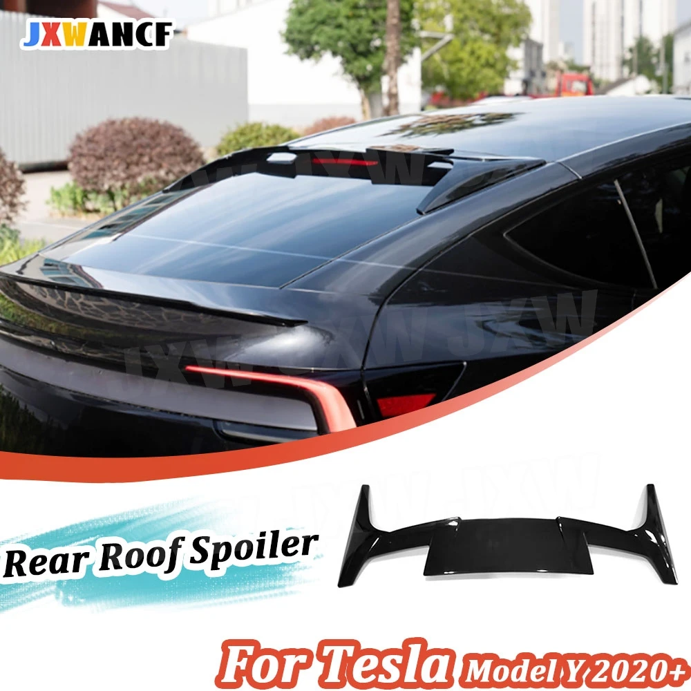 JXWANCF ABS Carbon Look Gloss Black Rear Trunk Roof Spoiler Wing for Tesla Model Y 2020+ Rear Roof Spoiler Cars
JXWANCF ABS Carbon Look Gloss Black Rear Trunk Roof Spoiler Wing for Tesla Model Y 2020+ Rear Roof Spoiler Cars