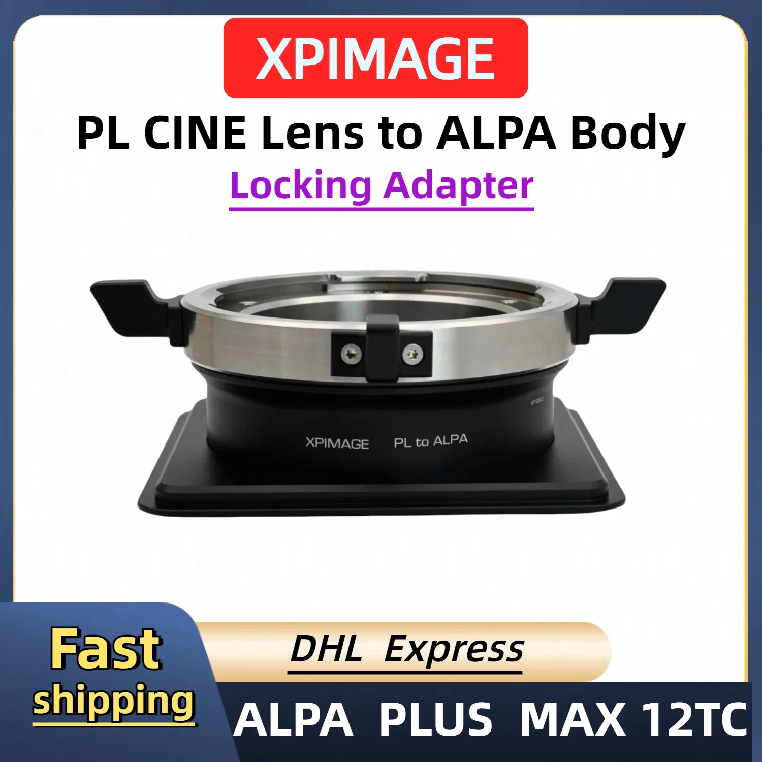 XPimage Adapter Ring For PL lens to ALPA 12 Plus MAX TC FPS Adapter Ring is Applicable to ARRI PL Lens to ALPA 12 fps Camera
XPimage Adapter Ring For PL lens to ALPA 12 Plus MAX TC FPS Adapter Ring is Applicable to ARRI PL Lens to ALPA 12 fps Camera
