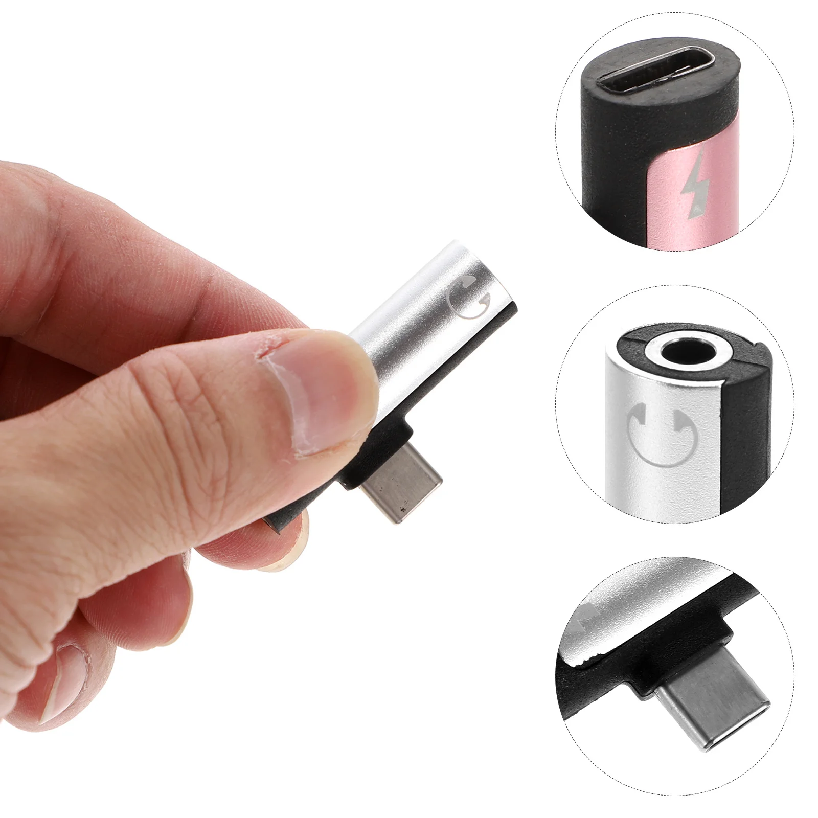 2pcs Type-C Headphone Adapter 3.5mm Audio Jack Durable Long Life Charging Music Converter for Earphones Auxiliar Plug Play
2pcs Type-C Headphone Adapter 3.5mm Audio Jack Durable Long Life Charging Music Converter for Earphones Auxiliar Plug Play