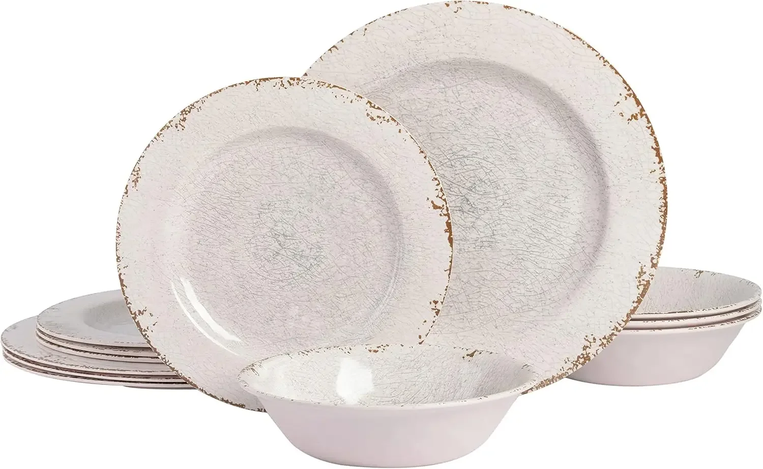 (Free shipping)Gibson Home Mauna Melamine Plastic Dinnerware Set, Service for 4 (12pcs), Ice Rustic
(Free shipping)Gibson Home Mauna Melamine Plastic Dinnerware Set, Service for 4 (12pcs), Ice Rustic