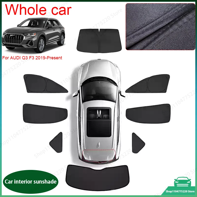 Car Black Windows Privacy Sunshade For Audi Q3 F3 2019-2026 Anti-UV Heat Insulation Protect Cover Interior Accessories
Car Black Windows Privacy Sunshade For Audi Q3 F3 2019-2026 Anti-UV Heat Insulation Protect Cover Interior Accessories
