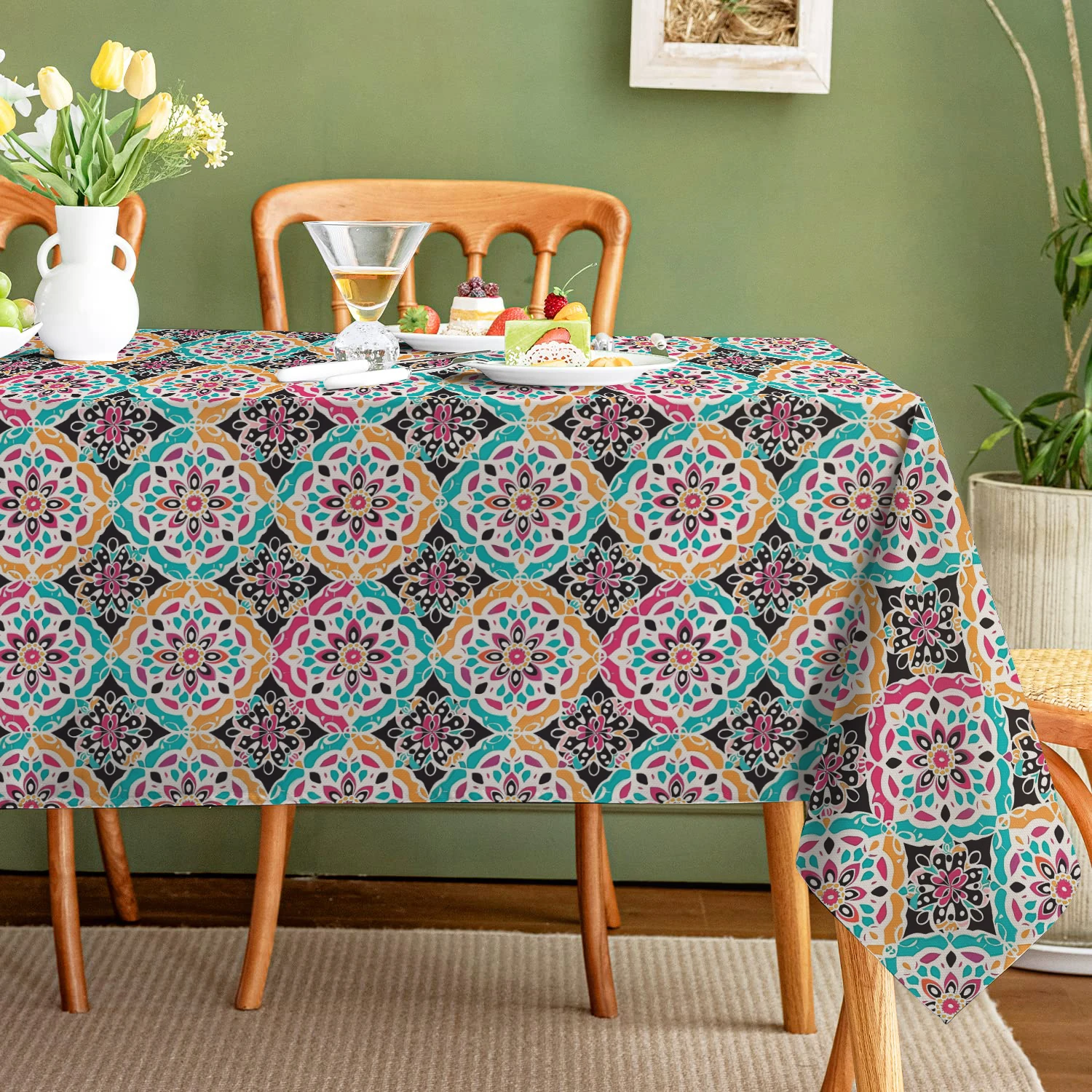 Национальный Ветер Мандала абстрактная настольная дорожка s декор стола моющаяся кухня искусственная настольная дорожка искусственный Декор 
Национальный Ветер Мандала абстрактная настольная дорожка s декор стола моющаяся кухня искусственная настольная дорожка искусственный Декор