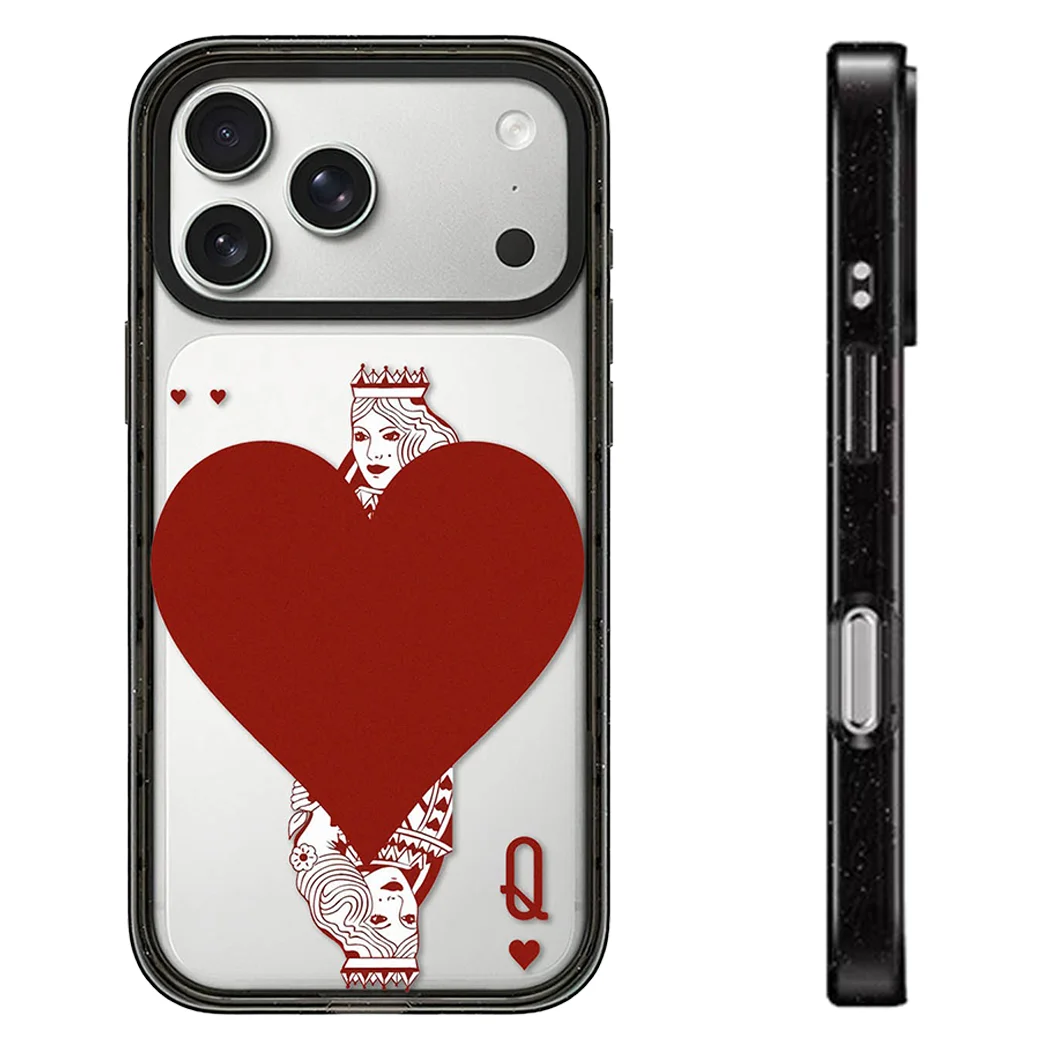 Poker Queen Heart Acrylic Black Border Magnetic Case: Compatible with IPhone 17 16 15 14 13 12 Pro Max 17 Air
Poker Queen Heart Acrylic Black Border Magnetic Case: Compatible with IPhone 17 16 15 14 13 12 Pro Max 17 Air