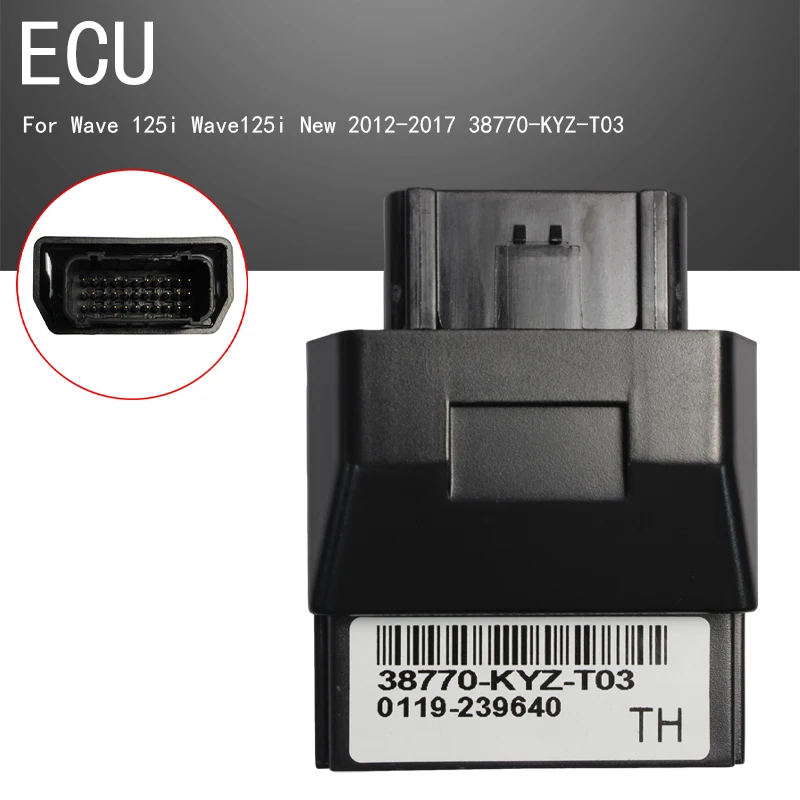 Engine Control Unit ECU ECM PGM-FI Computer Box 38770-KYZ-T03 For Wave 125i Wave125i New 2012-2017
Engine Control Unit ECU ECM PGM-FI Computer Box 38770-KYZ-T03 For Wave 125i Wave125i New 2012-2017