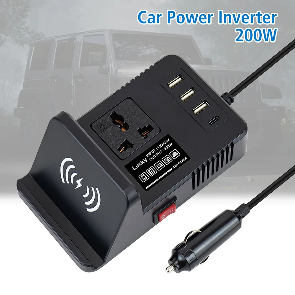 Car Plug Converter For Laptop Charging 12/24V 3 Fast Charging USB Voltage Converter Car Charger Car Inverter Automotive Inverter
Car Plug Converter For Laptop Charging 12/24V 3 Fast Charging USB Voltage Converter Car Charger Car Inverter Automotive Inverter