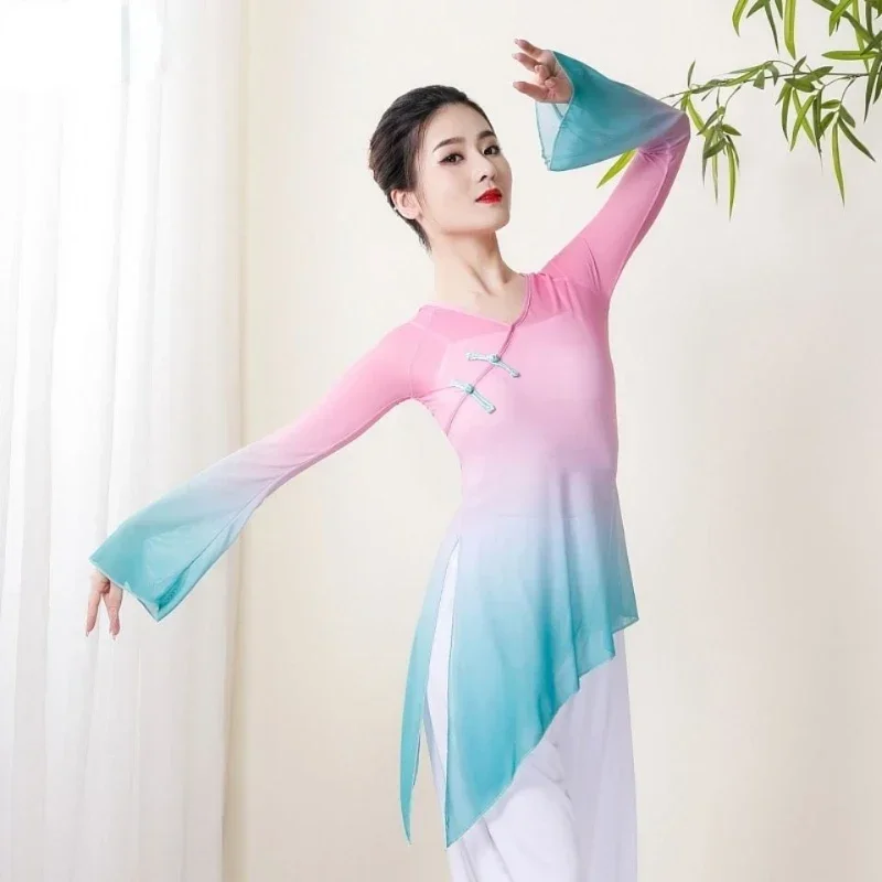 Chinese Dance Classical Style Dance Practice Clothes Women's Clothing Hanfu Clothing Multicolor Elegant Modern Dance Costume
Chinese Dance Classical Style Dance Practice Clothes Women's Clothing Hanfu Clothing Multicolor Elegant Modern Dance Costume