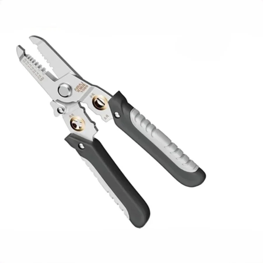 Многофункциональный инструмент для зачистки проводов: стриппер, кримпер, кусачки для кабеля, обжимные клещи
Многофункциональный инструмент для зачистки проводов: стриппер, кримпер, кусачки для кабеля, обжимные клещи