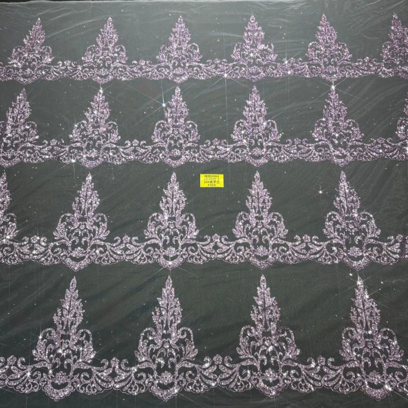 10 ярдов фиолетовой ткани с модным африканским дизайном, блестящей вышивкой и сетчатым кружевом с приклеенными блестками для свадебных или вечерних платьев
10 ярдов фиолетовой ткани с модным африканским дизайном, блестящей вышивкой и сетчатым кружевом с приклеенными блестками для свадебных или вечерних платьев