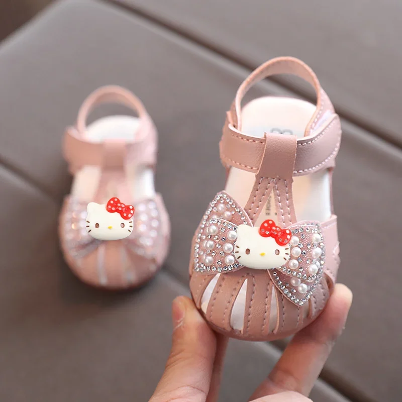 Sanrio Sandals hello kitty Summer Girls Princess Shoes kuromi Baby Non-slip Toddler Shoes
Sanrio Sandals hello kitty Summer Girls Princess Shoes kuromi Baby Non-slip Toddler Shoes