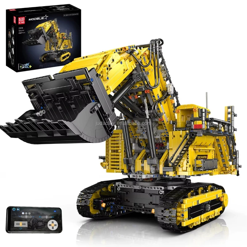 Mould King 17070 Heavy Excavator Truck Model Building Block Puzzle DIY puzzle MOC Assembling Toys for Kids Small Particle
Mould King 17070 Heavy Excavator Truck Model Building Block Puzzle DIY puzzle MOC Assembling Toys for Kids Small Particle