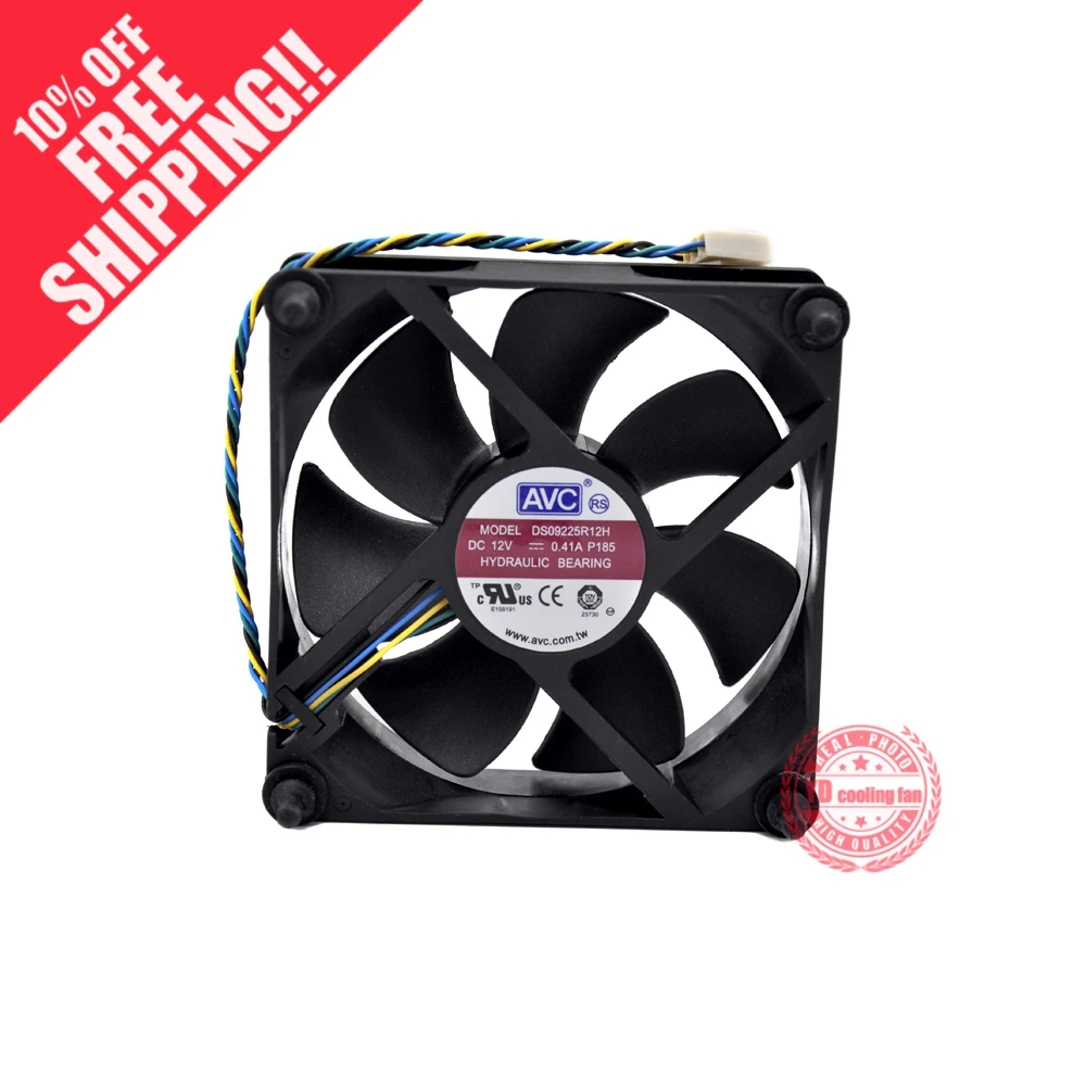 НОВЫЙ AVC 9025 9 см 4PIN ШИМ-контроль температуры ШИМ-управление скоростью DS09225R12H 0,41A охлаждающий вентилятор
НОВЫЙ AVC 9025 9 см 4PIN ШИМ-контроль температуры ШИМ-управление скоростью DS09225R12H 0,41A охлаждающий вентилятор