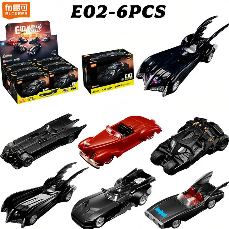 Original BLOKEES DC Batman 6PCS E02 The Dark Knight Blind Box Collect Car Models Assembling Toy Cars Gift
Original BLOKEES DC Batman 6PCS E02 The Dark Knight Blind Box Collect Car Models Assembling Toy Cars Gift