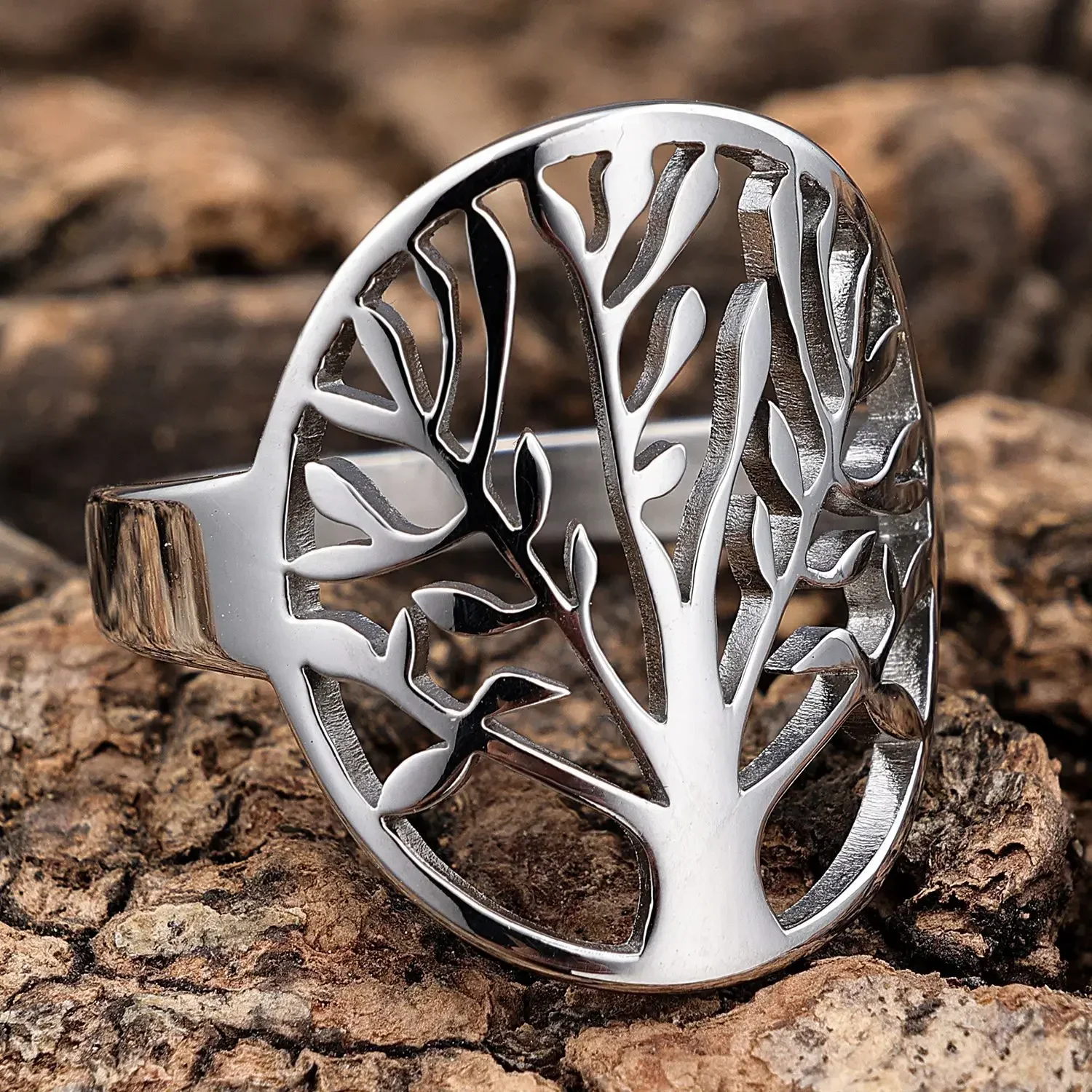 Euro American Christmas Series 316L Stainless Steel Polished Tree of Life Minimalist Style Men's Rings Size 7-12
Euro American Christmas Series 316L Stainless Steel Polished Tree of Life Minimalist Style Men's Rings Size 7-12
