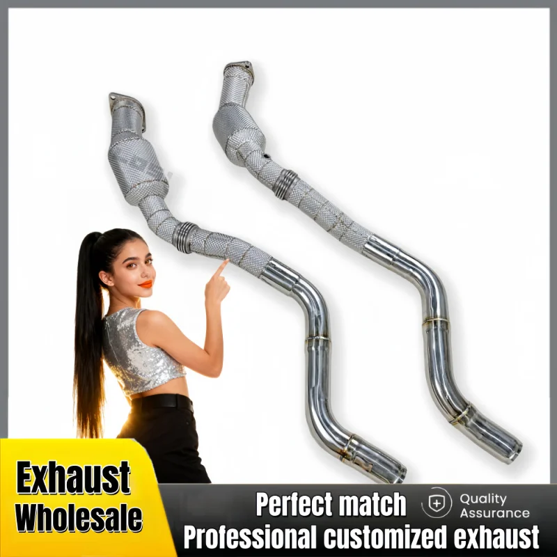 Exhaust Downpipe for Dodge Charger 5.7 2008-2016 Stainless Steel with Insulated Header Exhaust Pipes Power Upgrade
Exhaust Downpipe for Dodge Charger 5.7 2008-2016 Stainless Steel with Insulated Header Exhaust Pipes Power Upgrade