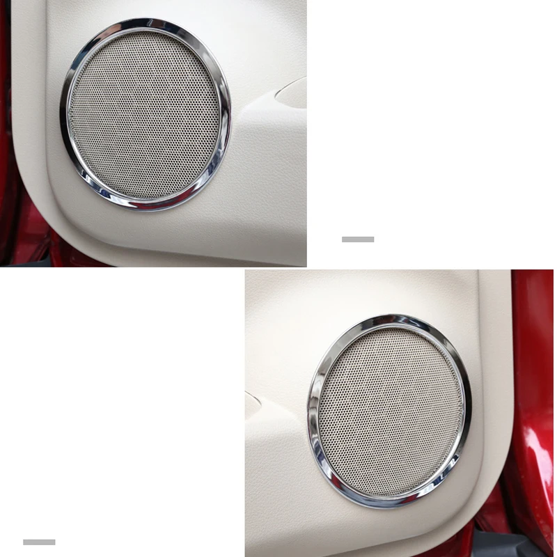 For Nissan X-Trail X Trail XTrail Rogue T32 2014 2015 2016-2018 ABS Chrome Door Stereo Speaker Ring Cover Trim Car Accessories
For Nissan X-Trail X Trail XTrail Rogue T32 2014 2015 2016-2018 ABS Chrome Door Stereo Speaker Ring Cover Trim Car Accessories