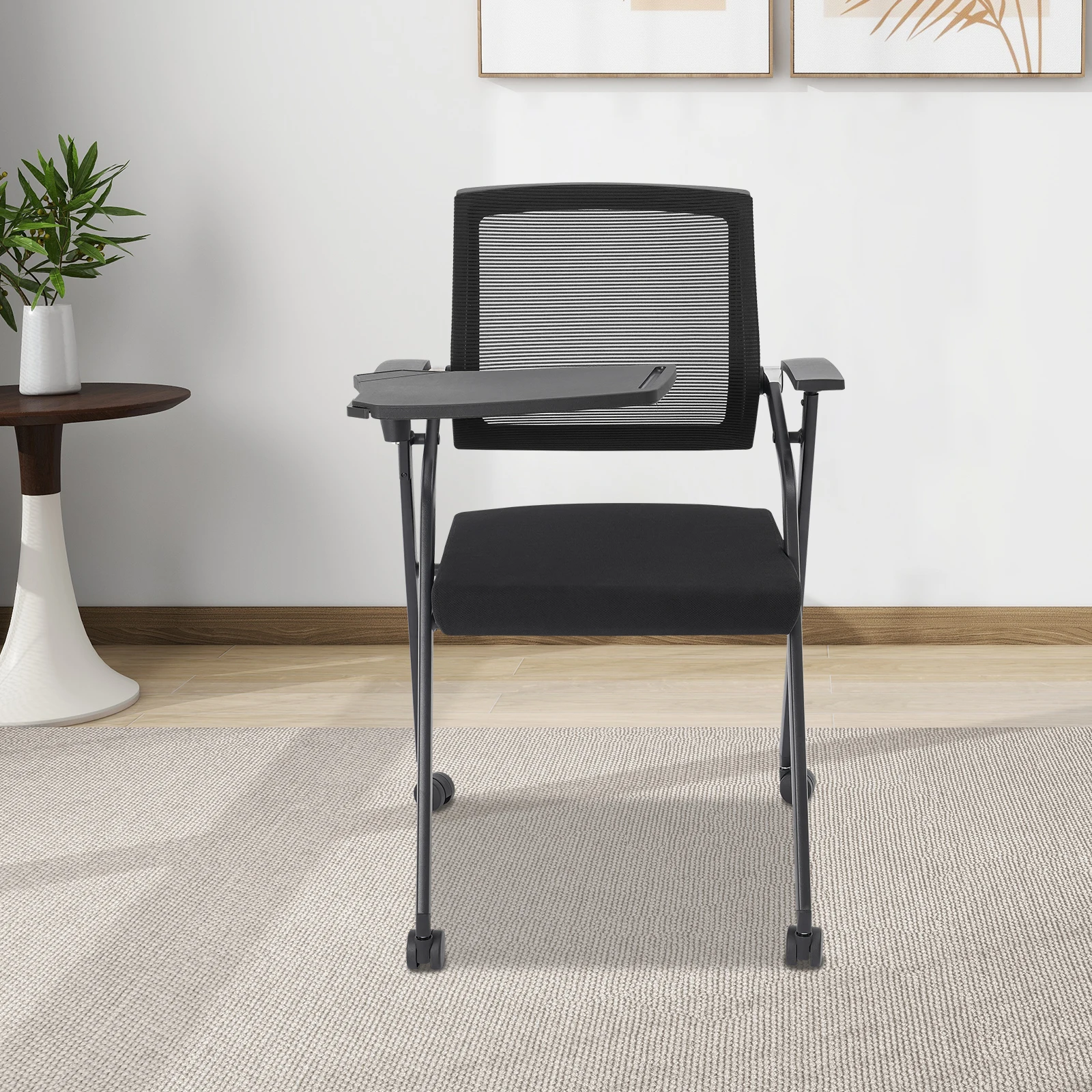 Waiting Room Chairs W/ Wheels, Reception Chairs W/ Tablet Arm, Office Waiting Room Seating, Durable Metal Frame Stackable Chairs
Waiting Room Chairs W/ Wheels, Reception Chairs W/ Tablet Arm, Office Waiting Room Seating, Durable Metal Frame Stackable Chairs