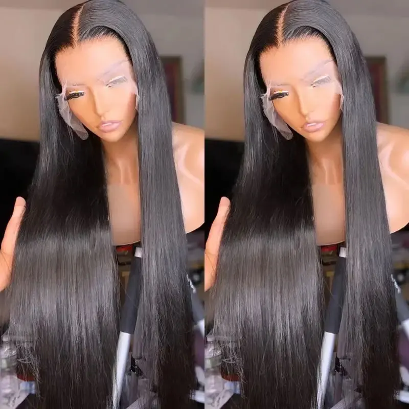 Preplucked Soft 180%Density 26Inch Long Natural Black Silky Straight Natural Hairline Glueless Lace Front Wig For Women Babyhair
Preplucked Soft 180%Density 26Inch Long Natural Black Silky Straight Natural Hairline Glueless Lace Front Wig For Women Babyhair